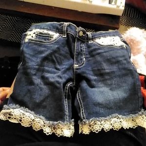 Jordache shorts with flower lace